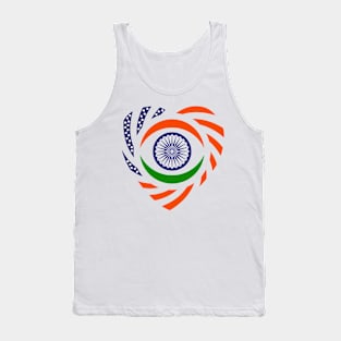 Indian American Multinational Patriot Flag (Heart) Tank Top